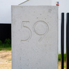 Mur personalizowany L 160cm x 100cm x 70cm + totem + śruby zamkowe + naturalny