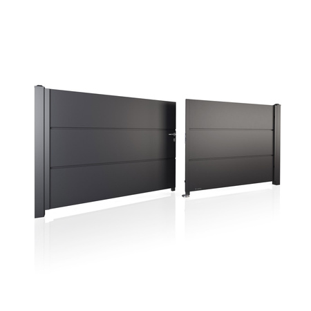 Wiśniowski brama dwuskrzydłowa HOME INCLUSIVE AW.10.200 panel 500mm