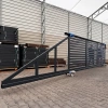 OUTLET - Brama przesuwna palisada SOLID 5000mm x 1600mm RAL7016 MAT
