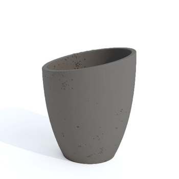 Donica betonowa 550mm x 600mm RONDICO-M antracytowa