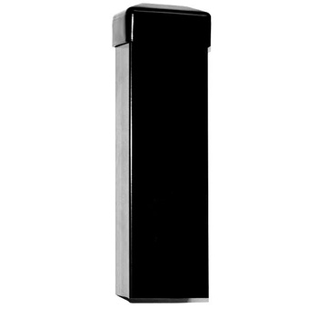 Słup ogrodzeniowy 60mm x 40mm H-2000 RAL 9005 śc. 1,2mm