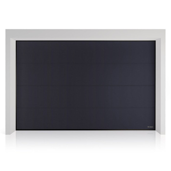 Brama garażowa segmentowa UniPro - panel gładki, bez przetłoczeń. Sterowanie automatyczne MOTO