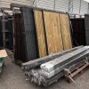 OUTLET - Brama panelowa dwuskrzydłowa 2D SOLID (6/5/6) 4000mm x 1700mm RAL7016 z przesłoną w kolorze naturalnym
