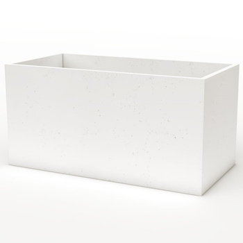 Donica betonowa 600mm x 1000mm x 600mm ORKE-L biała