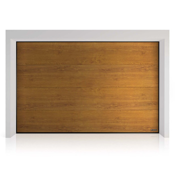 Brama garażowa segmentowa UniPro - panel gładki, bez przetłoczeń. Sterowanie automatyczne MOTO