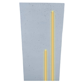 Mur ogrodzeniowy naturalny z led L4 - 160cm x 100cm x 70cm