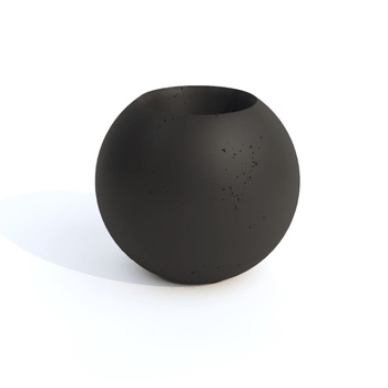 Donica betonowa 650mm x 567mm KULA-L czarna