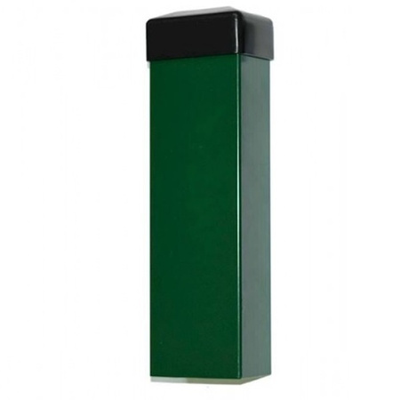 OUTLET - Słup bramowy 80x80 o wys. 2000mm RAL6005