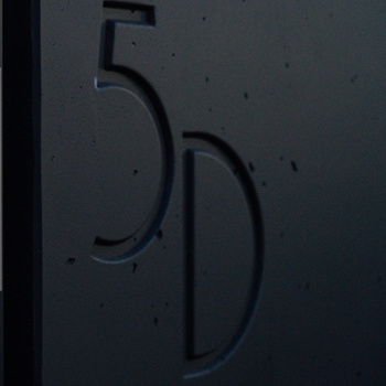 Mur personalizowany L 220cm x 100cm x 90cm + totem + śruby zamkowe - antracyt