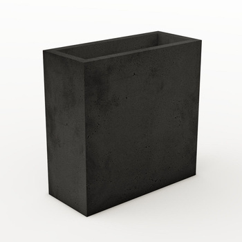 Donica betonowa 700mm x 300mm x 700mm ELE-M czarna