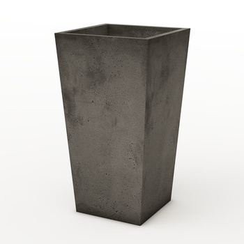 Donica betonowa 850mm x 450mm x 450mm EDDE-L antracytowa