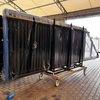 OUTLET - Brama przesuwna (4000mm x 1740mm) + furtka (1000mm x 1740mm) palisada pionowa + multibox (1800mm x 320mm x 310mm)
