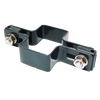 Obejma prosta 60mm x 40mm (fi-4mm) + akcesoria standardowe RAL 7016