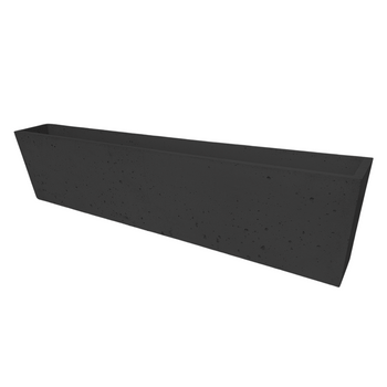 Donica betonowa 400mm x 1700mm x 320mm HUNO-L czarna