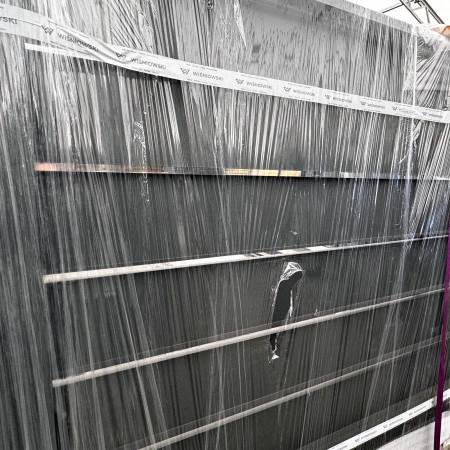 OUTLET - Wiśniowski brama przesuwna HOME INCLUSIVE AW.10.228 (wersja z prześwitem) 4000mm x 1800mm, prawa,  z napędem AWSoPRO, odbiornik IO, RAL HI ANTHRACITE