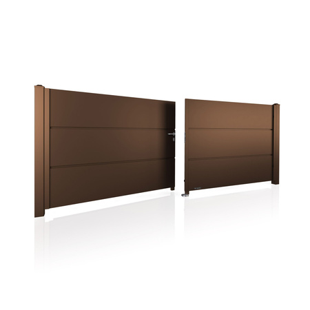 Wiśniowski brama dwuskrzydłowa HOME INCLUSIVE AW.10.200 panel 500mm