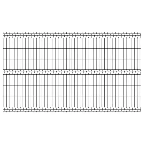 Panel Ogrodzeniowy, Kratowy 3D (46) (fi-4mm) H-1330 RAL7016