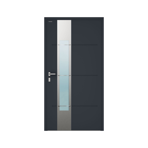 Wiśniowski drzwi zewnętrzne Creo - wzór 324 - kolor modern black. SPRAWDŹ OFERTĘ!