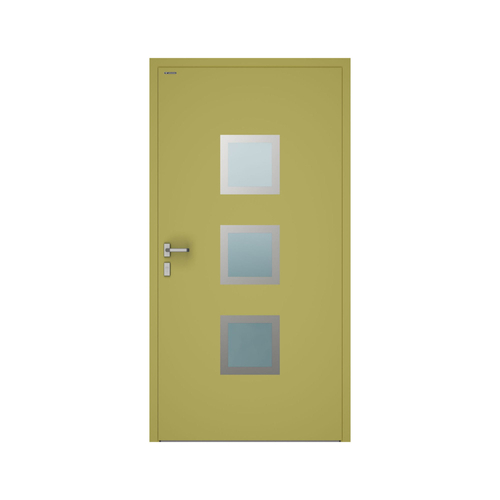 Wiśniowski drzwi zewnętrzne Creo - wzór 336 - kolor Żółty (108705-167). SPRAWDŹ OFERTĘ!