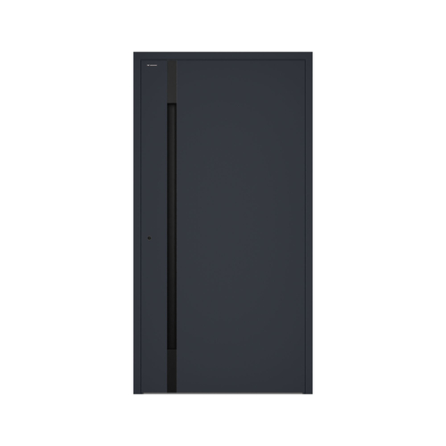 Wiśniowski drzwi zewnętrzne Creo - wzór 701 - kolor modern black, aplikacja modern black. SPRAWDŹ OFERTĘ!